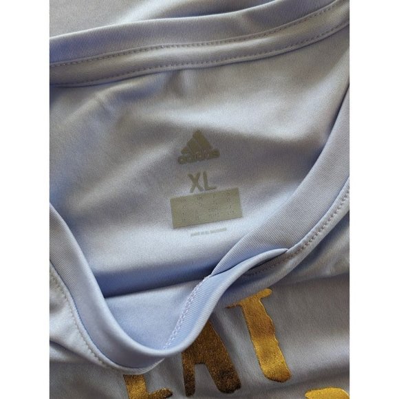 Women's adidas Fast Pitch Softball Sleeveless Shirt Size XL Purple Graphic NEW - Picture 5 of 6